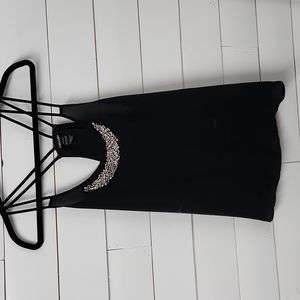 Strappy Black Sheer Top